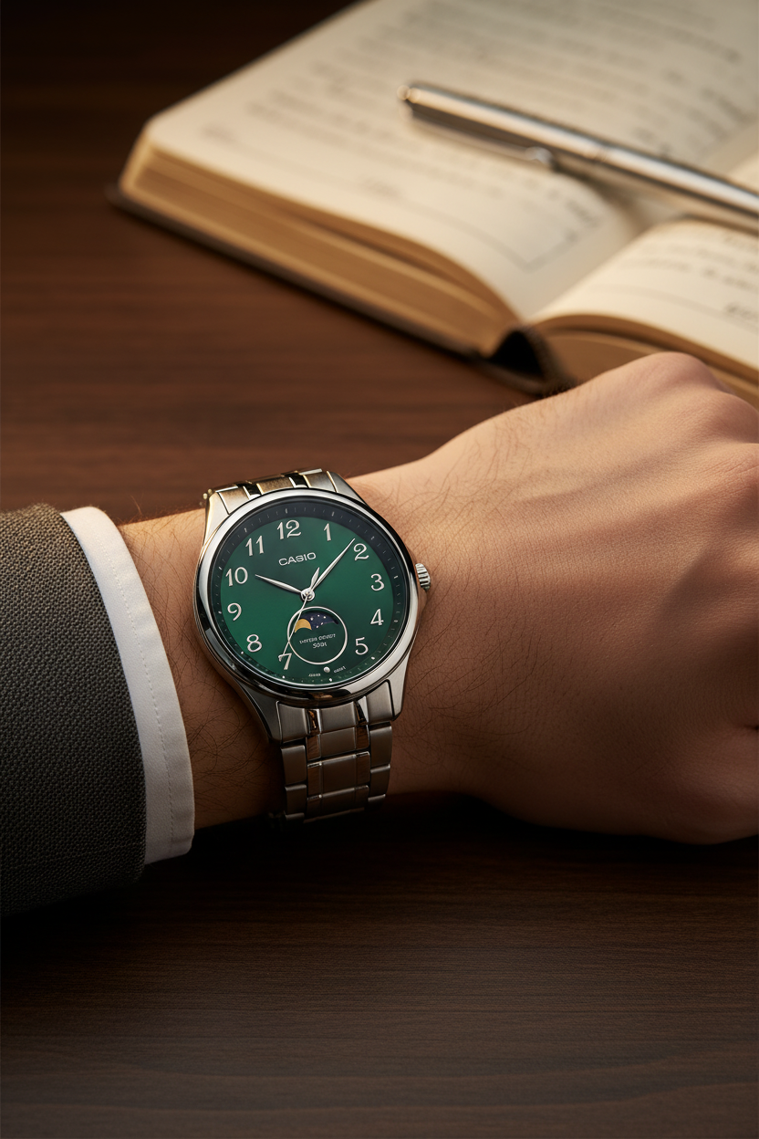 Reloj Casio MTP-M110D-3AV Verde