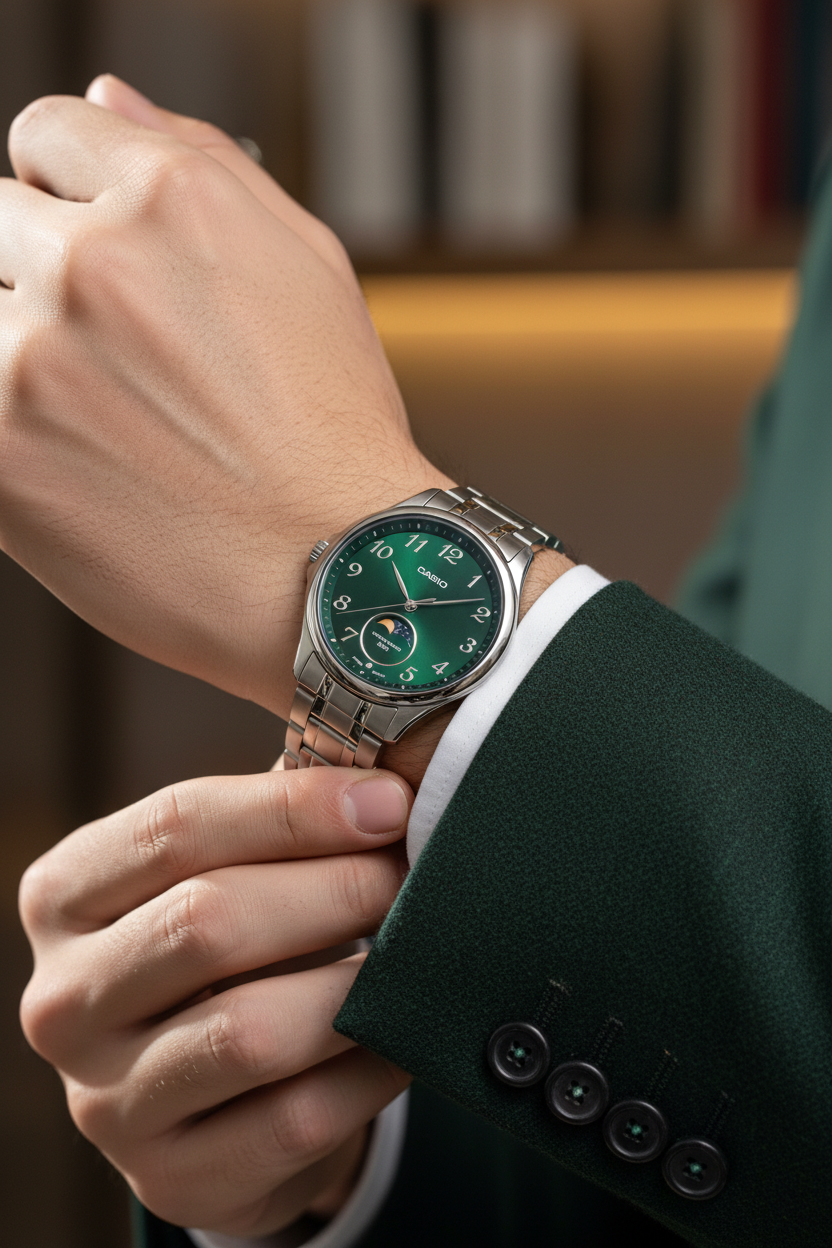 Reloj Casio MTP-M110D-3AV Verde