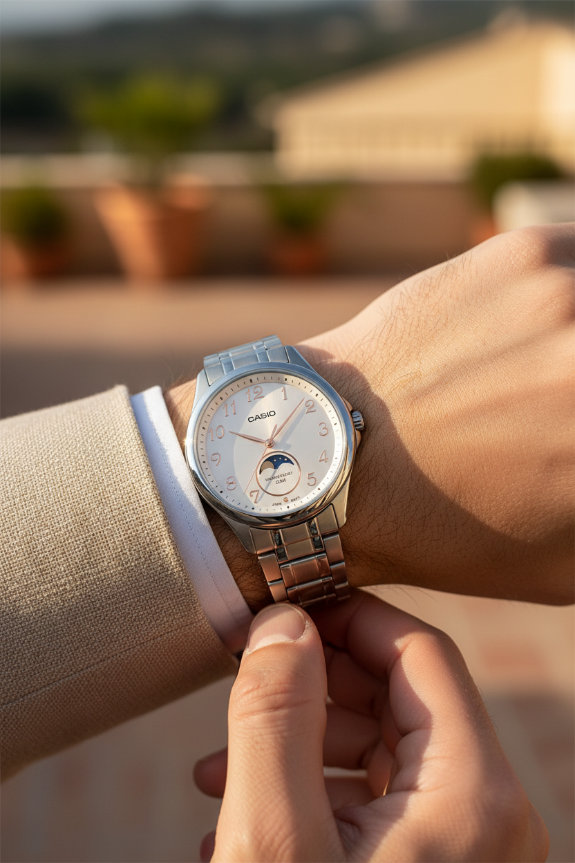 Reloj Casio MTP-M110D-7AV Blanco
