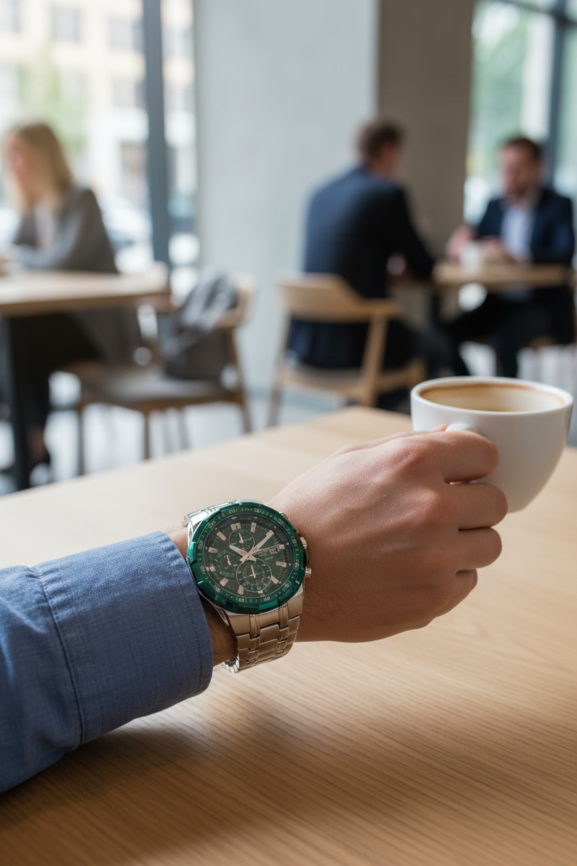 Reloj Casio Edifice EFR-539DE-3AVU Verde
