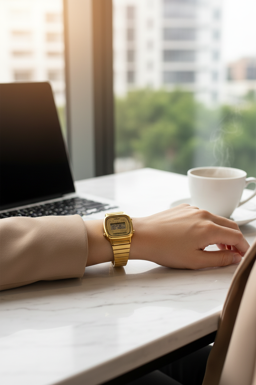 Reloj Casio Vintage LA670WGA-9 Dorado