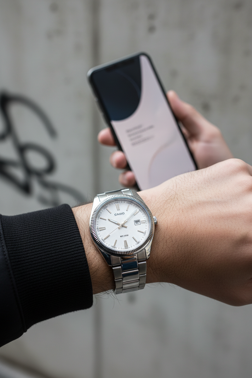 Reloj Casio MTP-1302DA-7AV Blanco