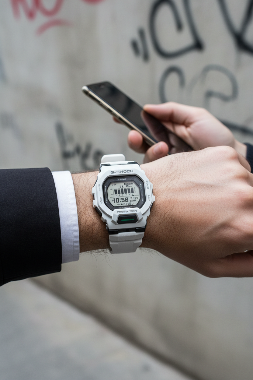 Reloj Casio G-Shock GBD-200-7 Blanco