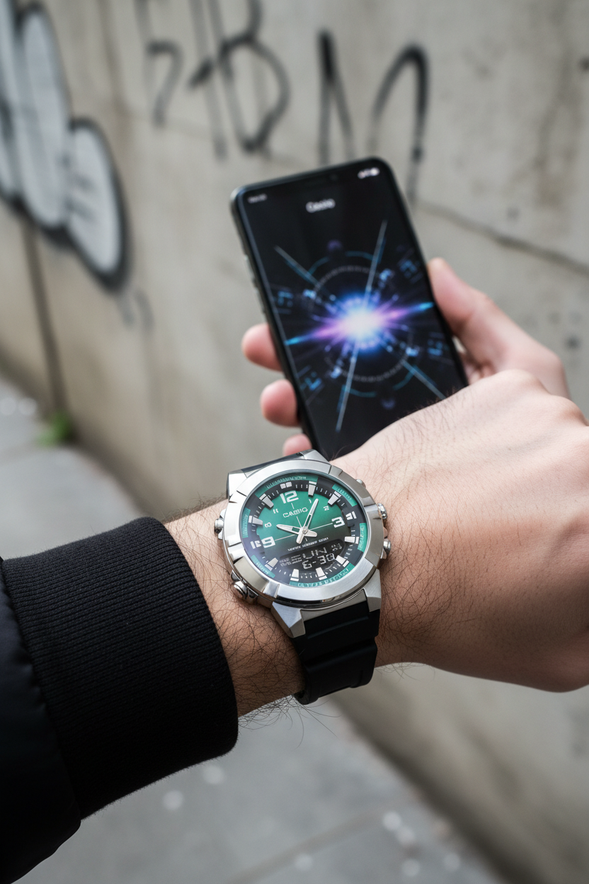 Reloj Casio AMW-870A-3AV Verde