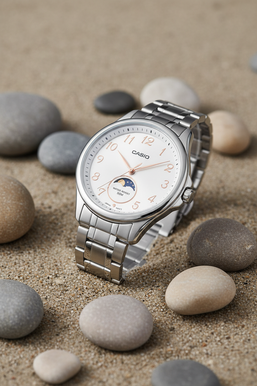 Reloj Casio MTP-M110D-7AV Blanco