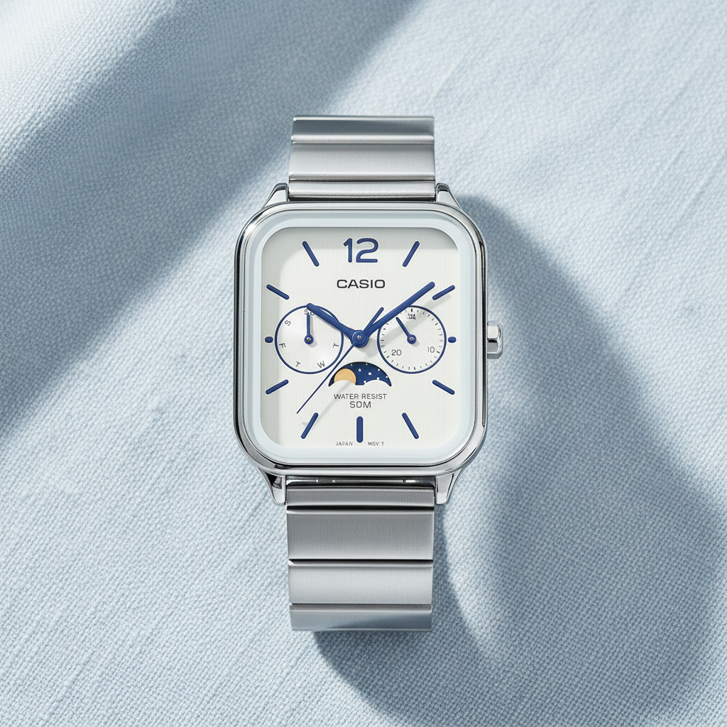 Reloj Casio MTP-M305D-7AV Blanco