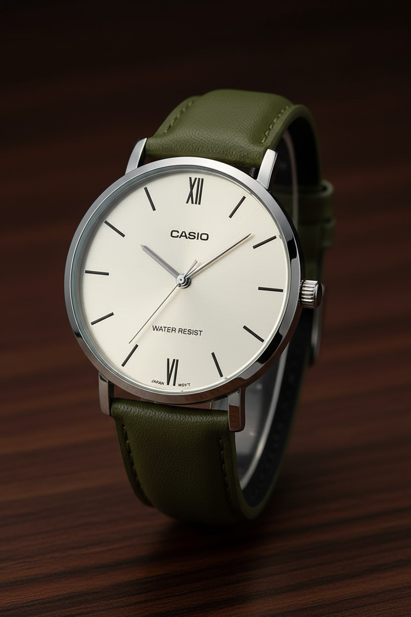 Reloj Casio MTP-VT01L-3BU Verde