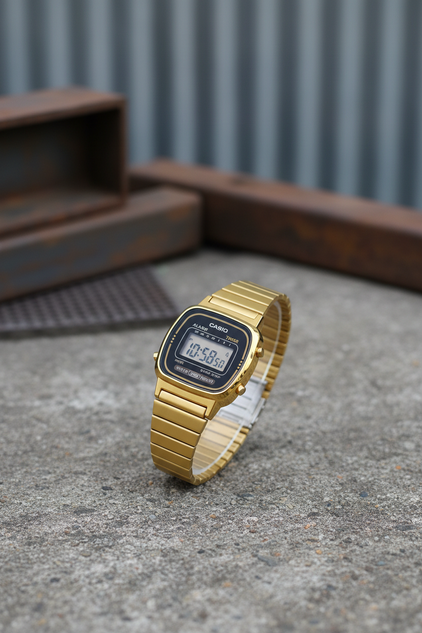 Reloj Casio Vintage LA670WGA-1 Negro