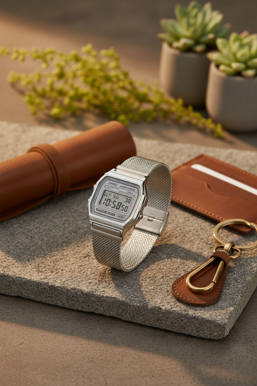 Reloj Casio Vintage A158WEM-7 Plateado