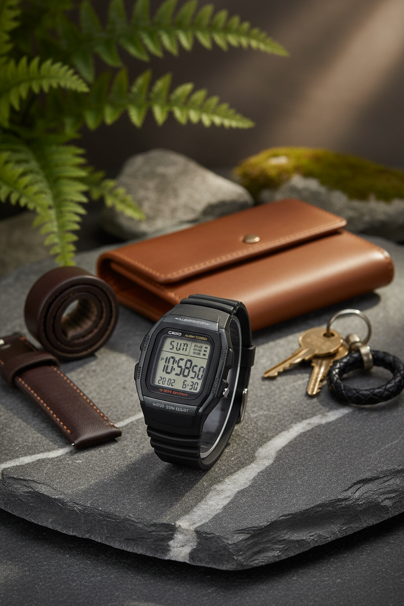 Reloj Casio W-96H-1BV Negro