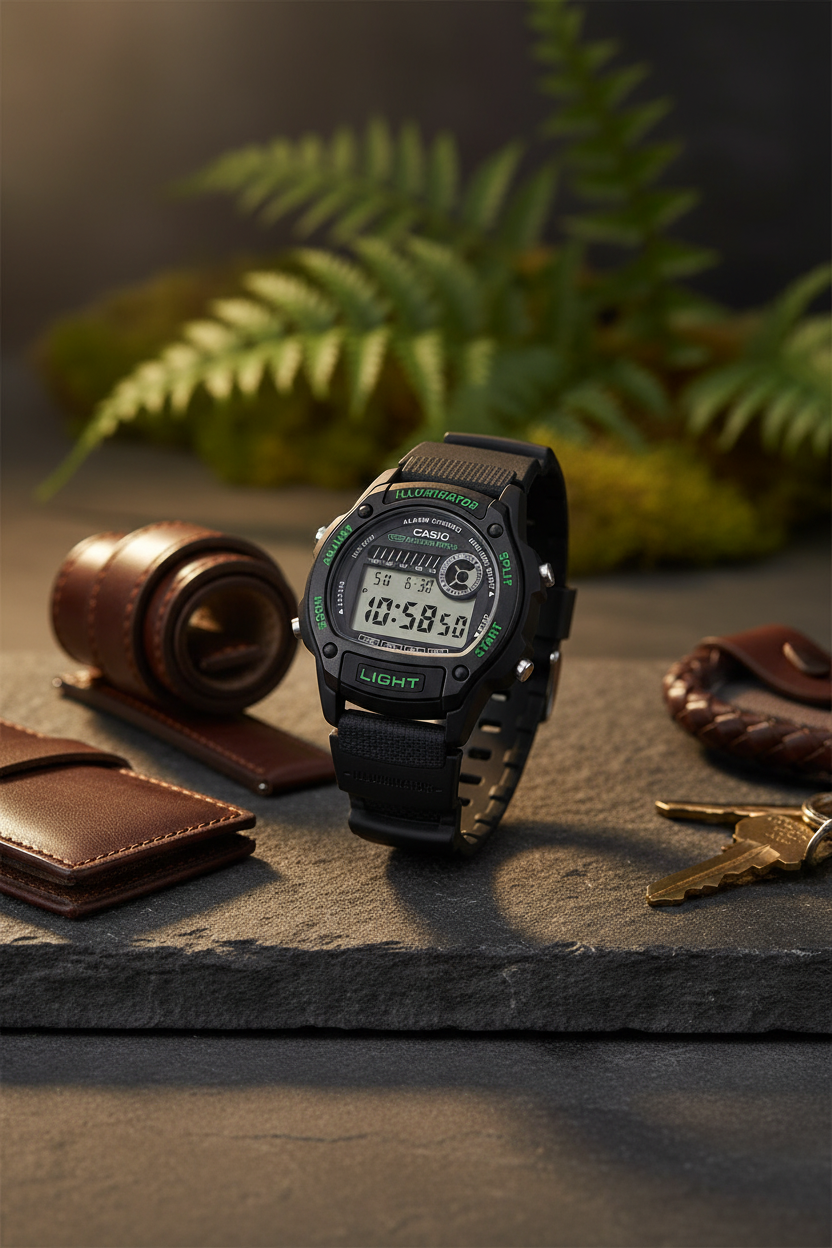 Reloj Casio W-220H-1A3V Negro