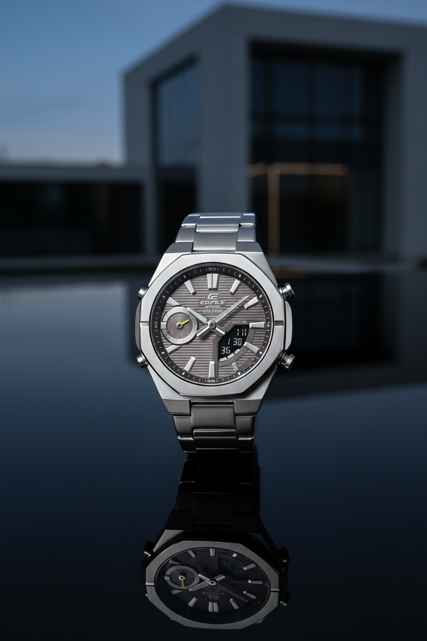 Reloj Casio Edifice ECB-S10D-8A Gris