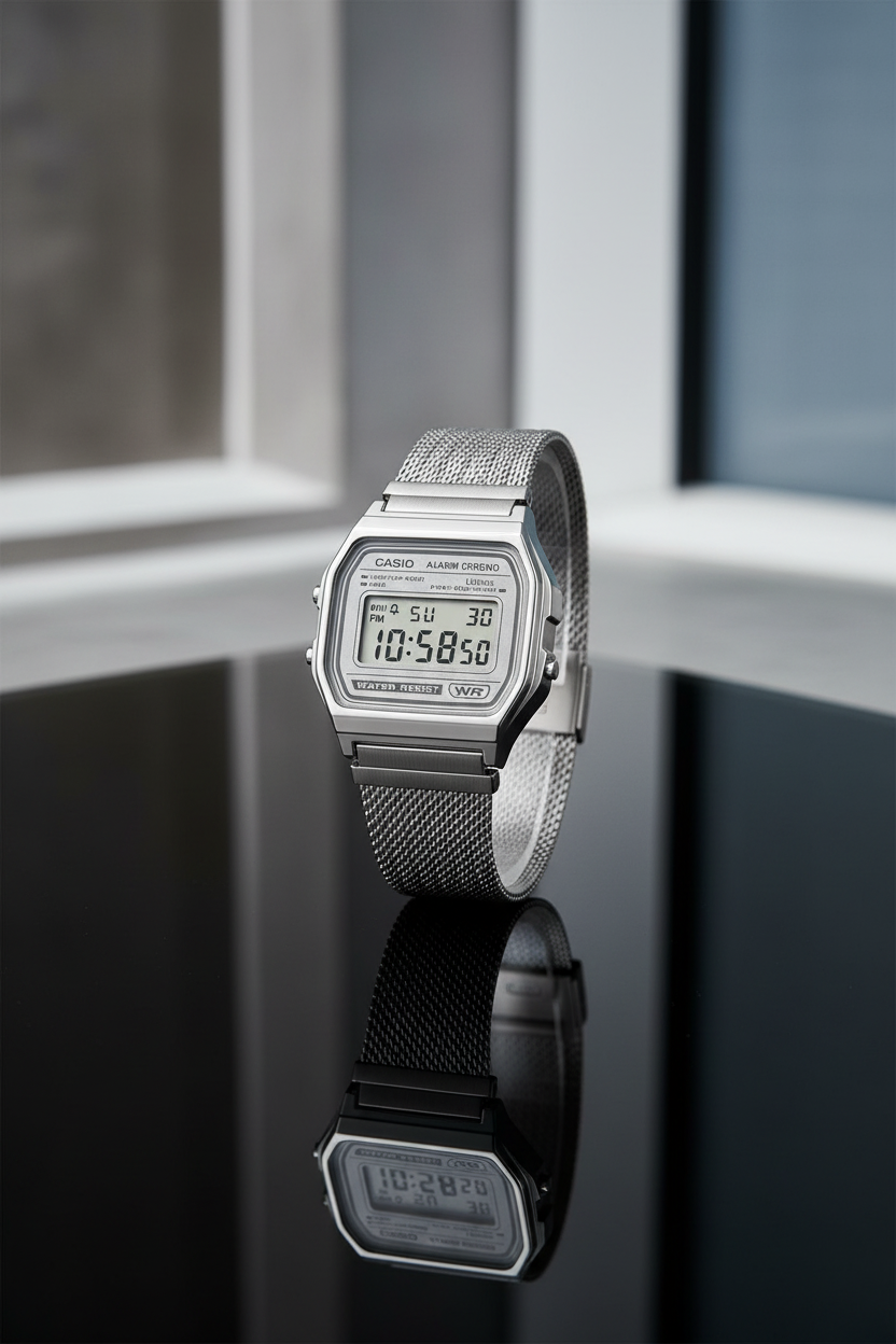 Reloj Casio Vintage A158WEM-7 Plateado