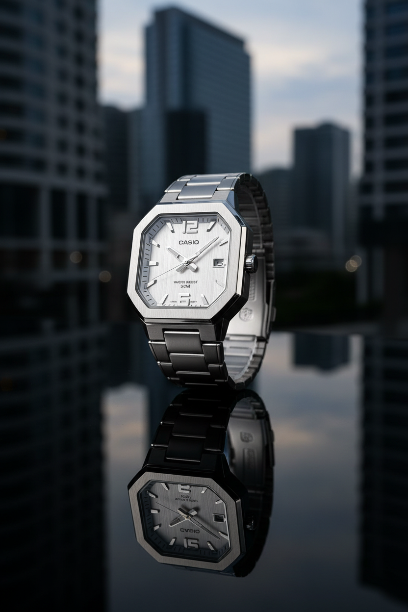 Reloj Casio MTP-B195D-7AV Blanco