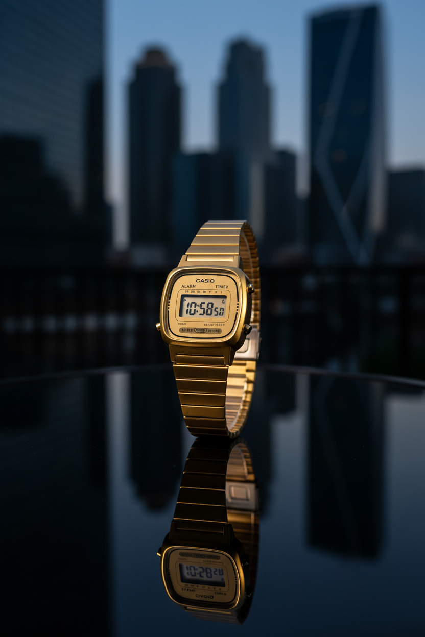 Reloj Casio Vintage LA670WGA-9 Dorado