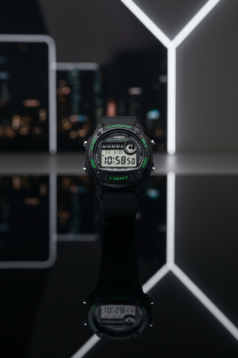 Reloj Casio W-220H-1A3V Negro