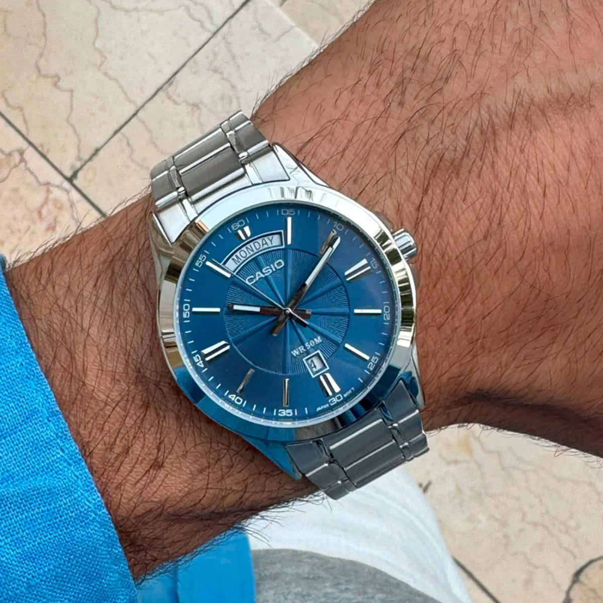 Reloj Casio MTP-1381D-2AV Azul