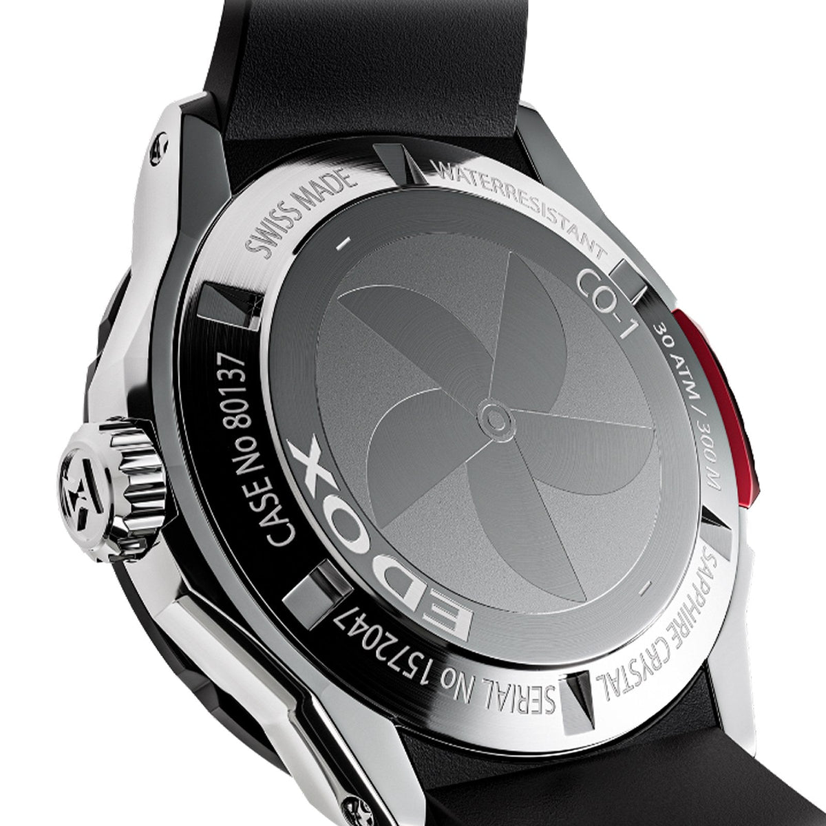 Reloj Edox CO-1 Bezel Lock 80137-3NR-CANN