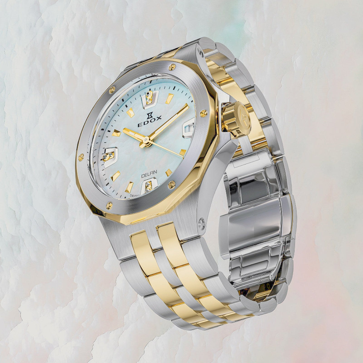 Reloj Edox Delfin Lady 53100-357JM-NADND