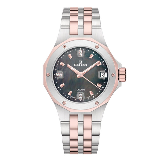 Reloj Edox Delfin Lady 53100-357RM-NANRND
