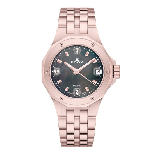 Reloj Edox Delfin Lady 53100-37RM-NANRND