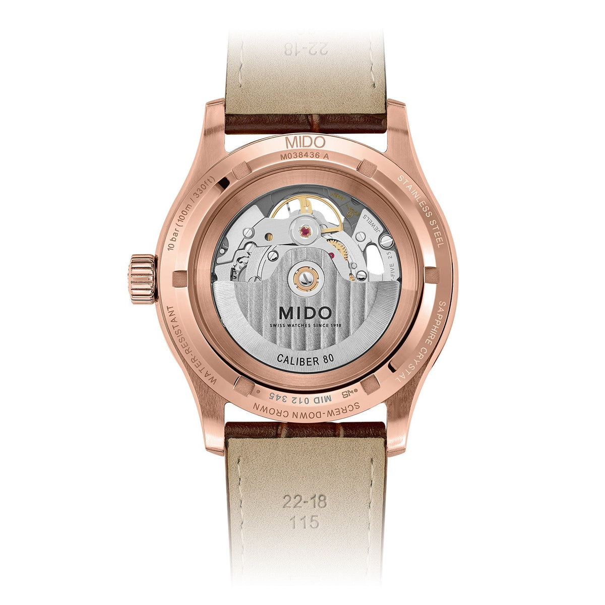 Reloj Mido Multifort M038.436.36.061.00