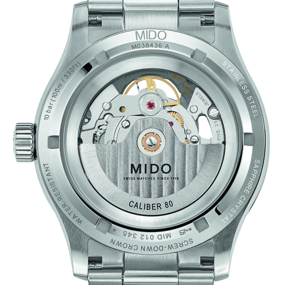 Reloj Mido Multifort Skeleton M038.436.11.041.00