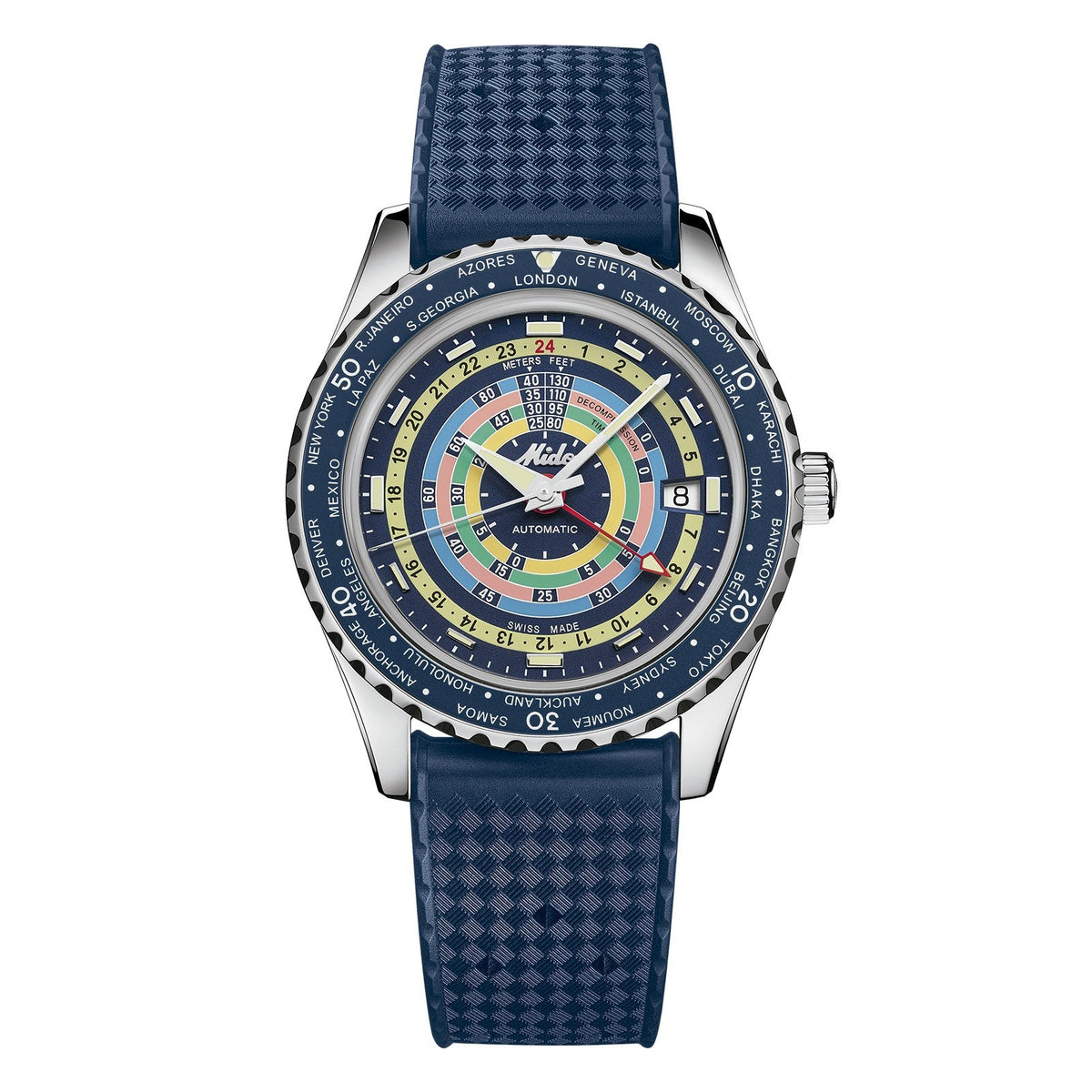 Reloj Mido Ocean Star Decompression Worldtimer M026.829.17.041.00