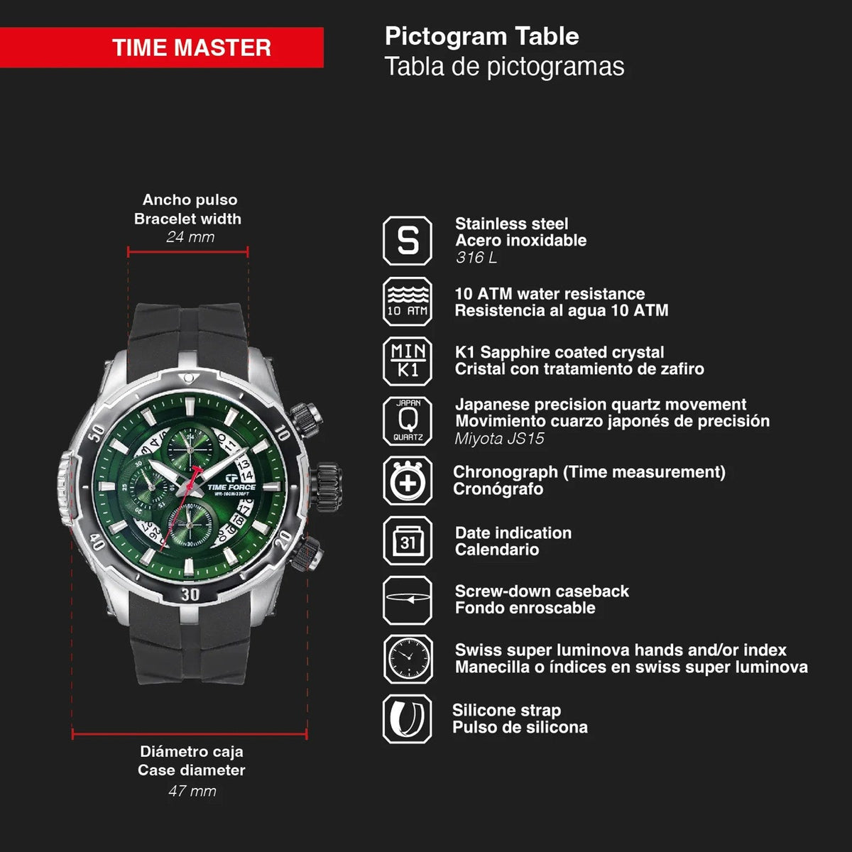 Reloj Time Force TF5022M-07