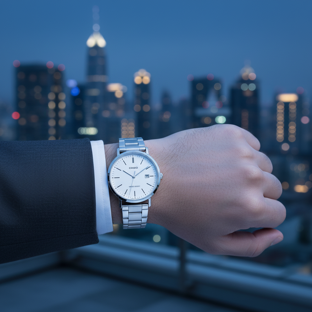 Reloj Casio MTP-VT05D-7E Blanco