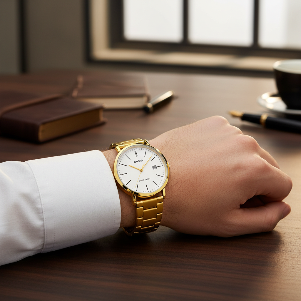 Reloj Casio MTP-VT05G-7E Blanco