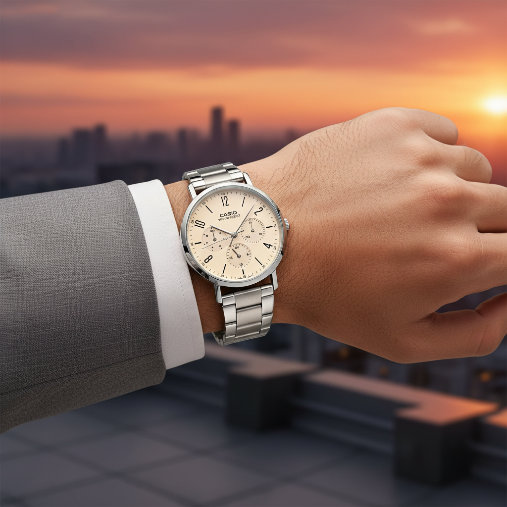 Reloj Casio MTP-VT06D-7B Blanco