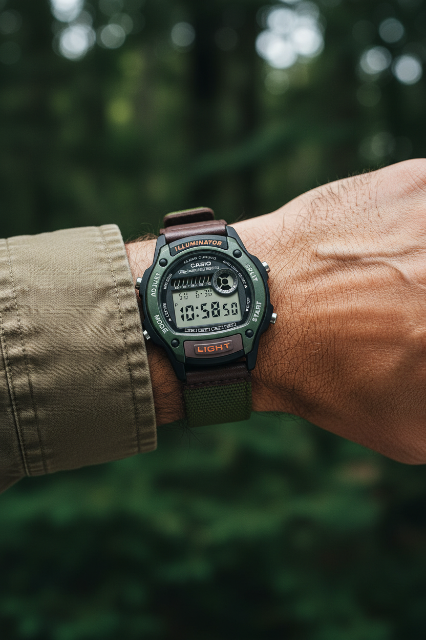 Reloj Casio W-220HF-3AV Café